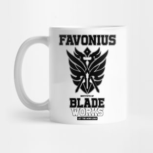 Genshin Impact Favonius Blade Works- Black Mug